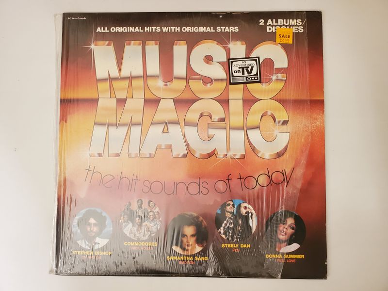 Stephen Bishop,Commodores,Samantha Sang,Steely Dan,Donna Summer Music Magic: the hit sounds of today vinyl record
